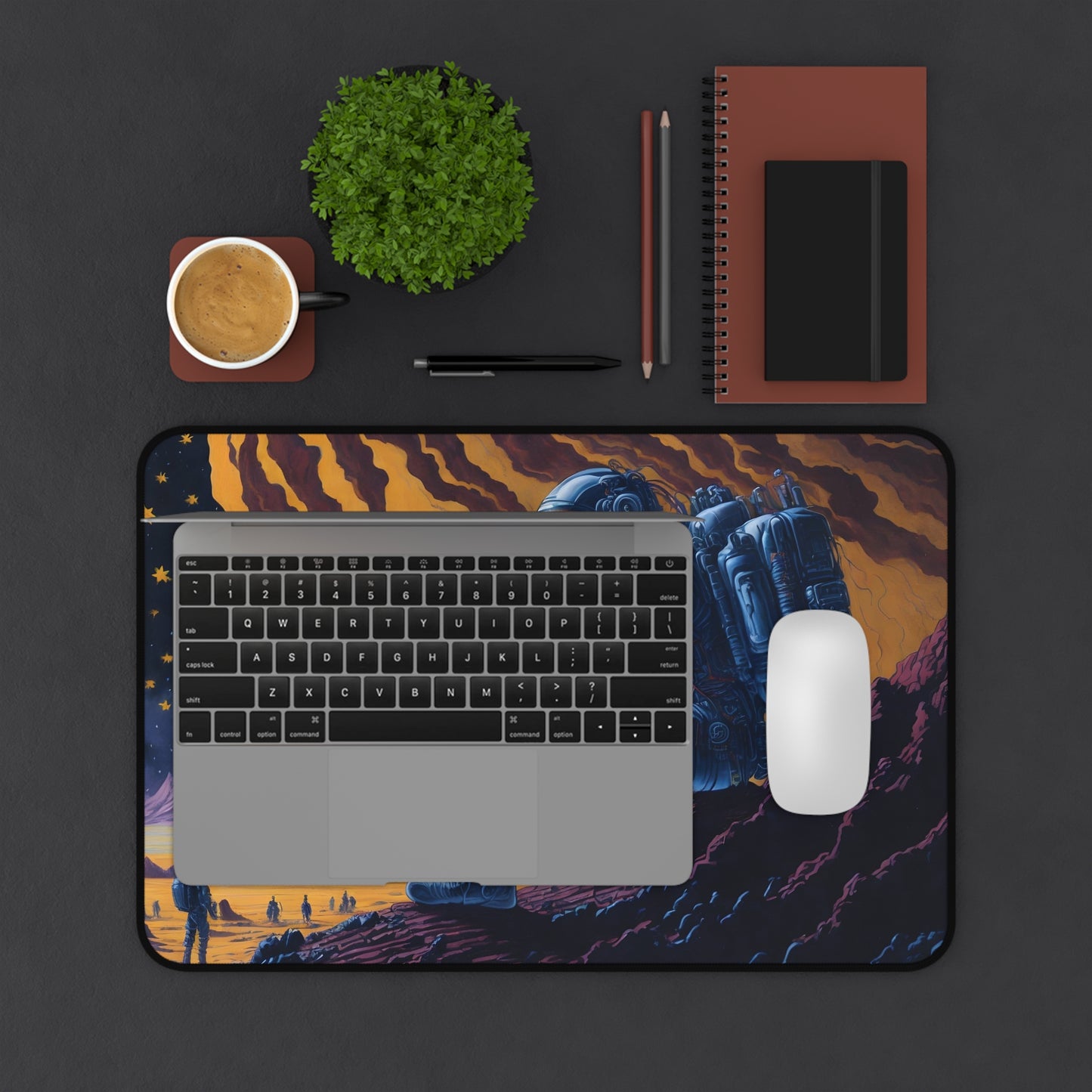 Cosmic Explorer Desk Mat