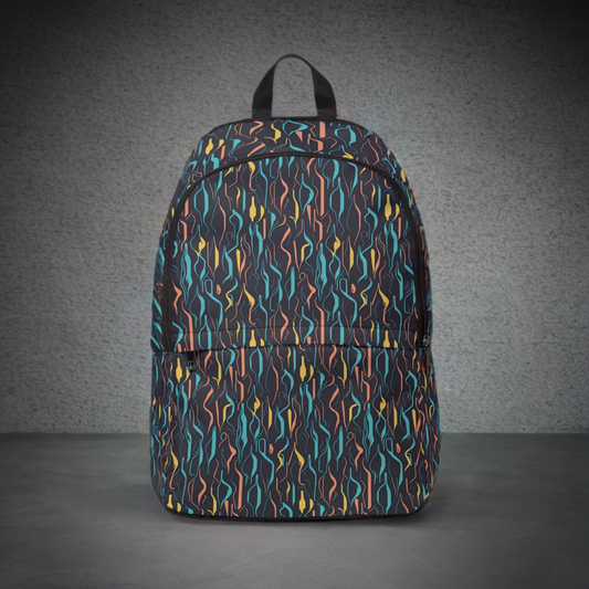Abstract Wine - Fabric Backpack